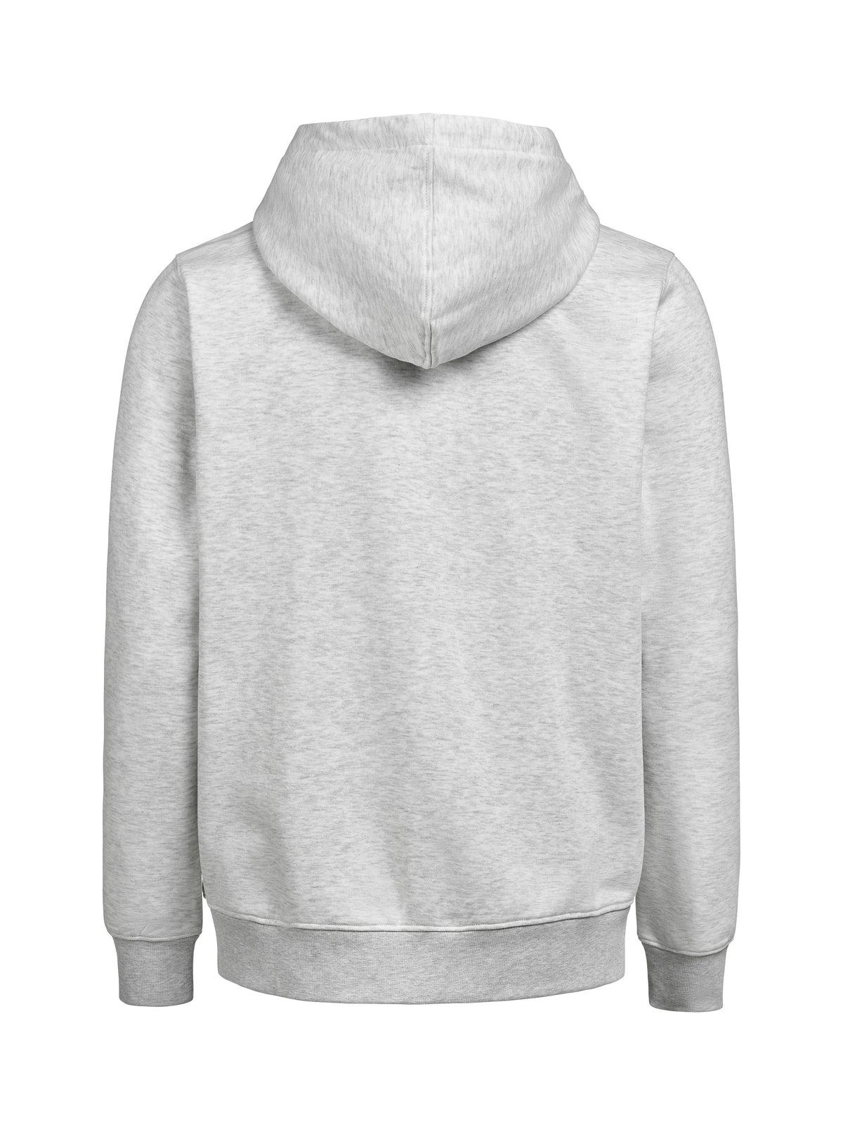 44er Full Zip Hoodie Regular Fit Unisex in Aschgrau meliert, Rückansicht
