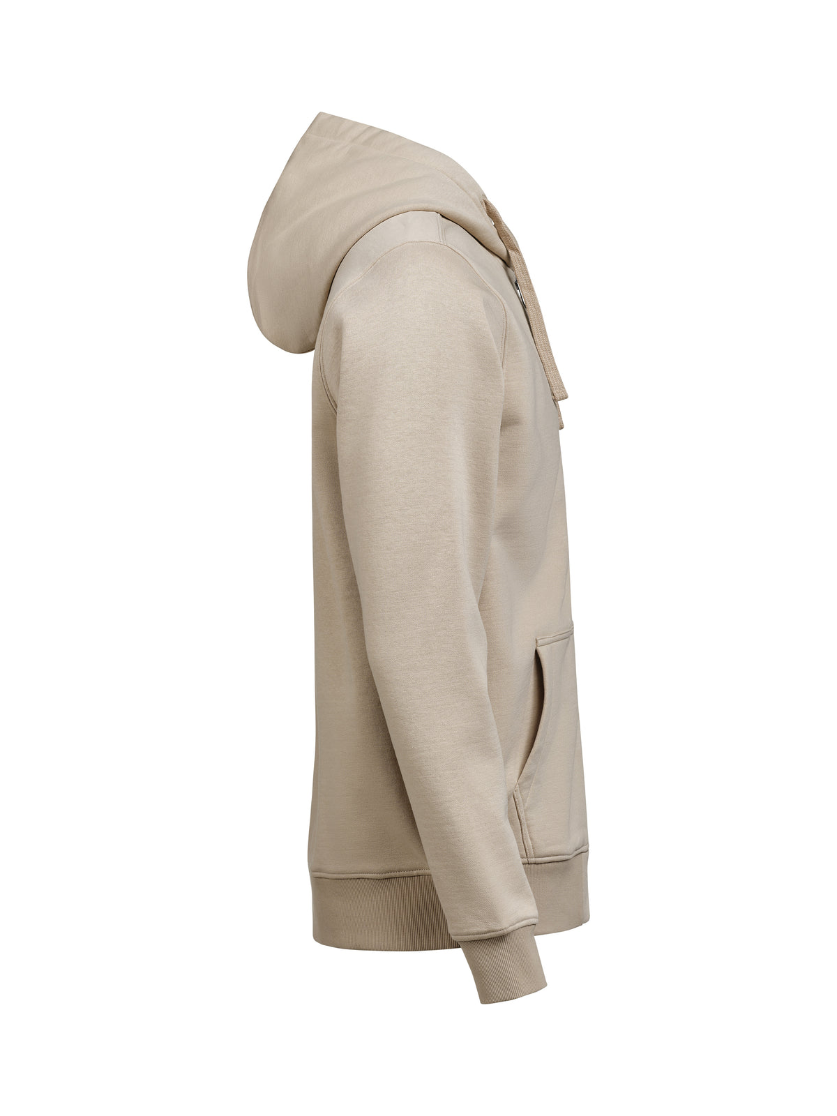 44er Full Zip Hoodie Regular Fit Unisex in Beige, rechte Seite