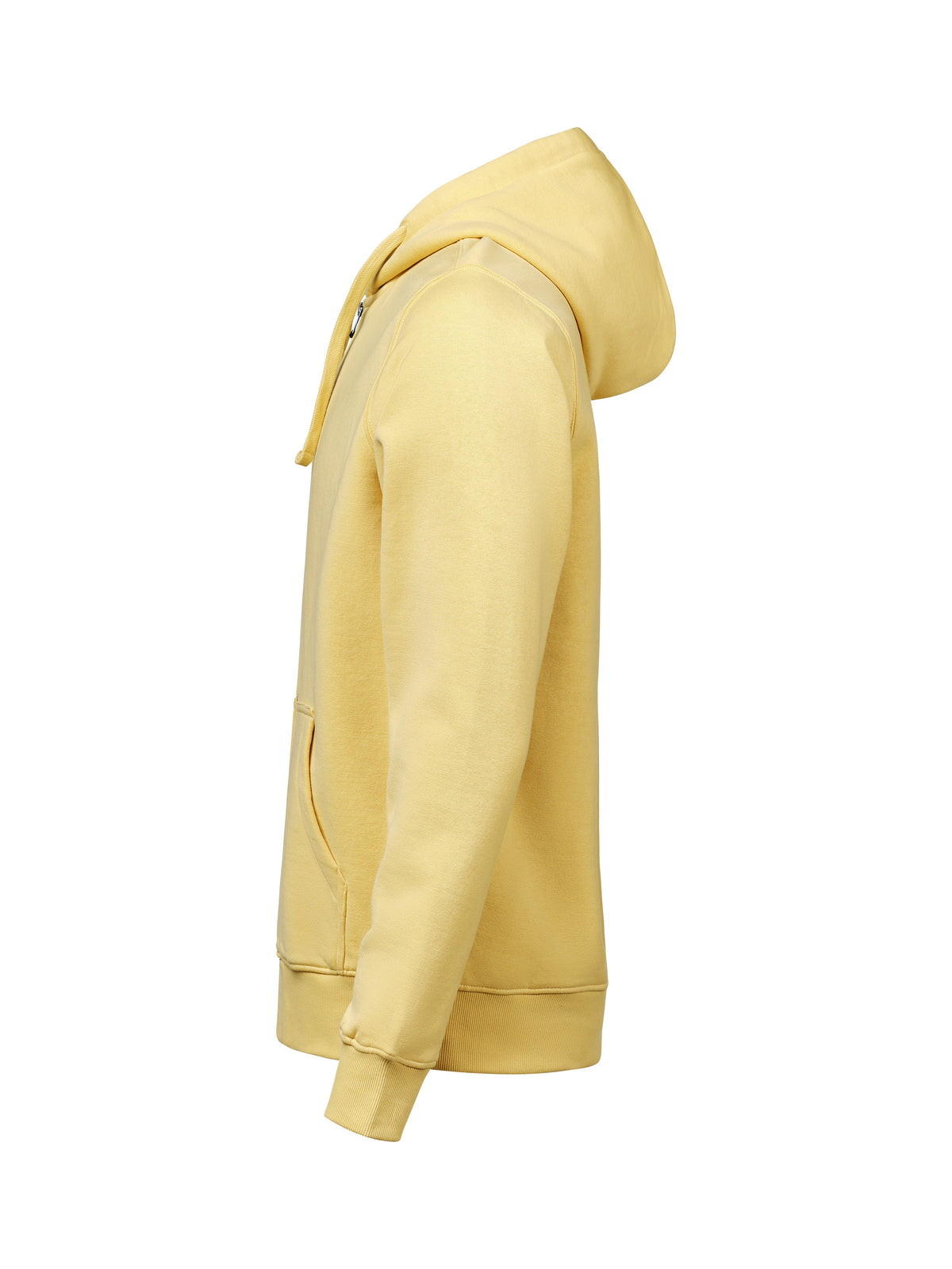 44er Full Zip Hoodie Regular Fit Unisex in Gelb, linke Seite