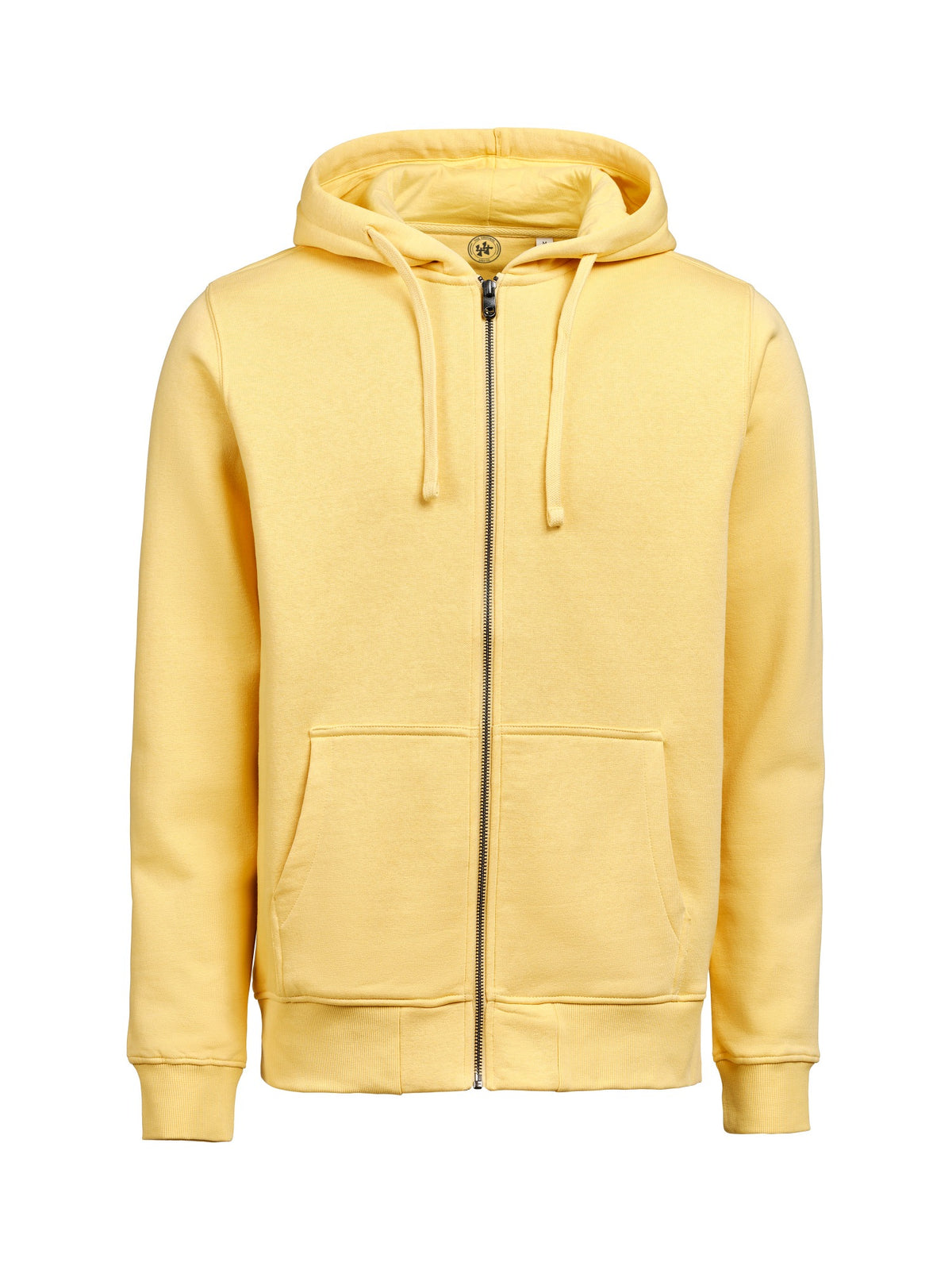 44er Full Zip Hoodie Regular Fit Unisex in Gelb, Vorderansicht
