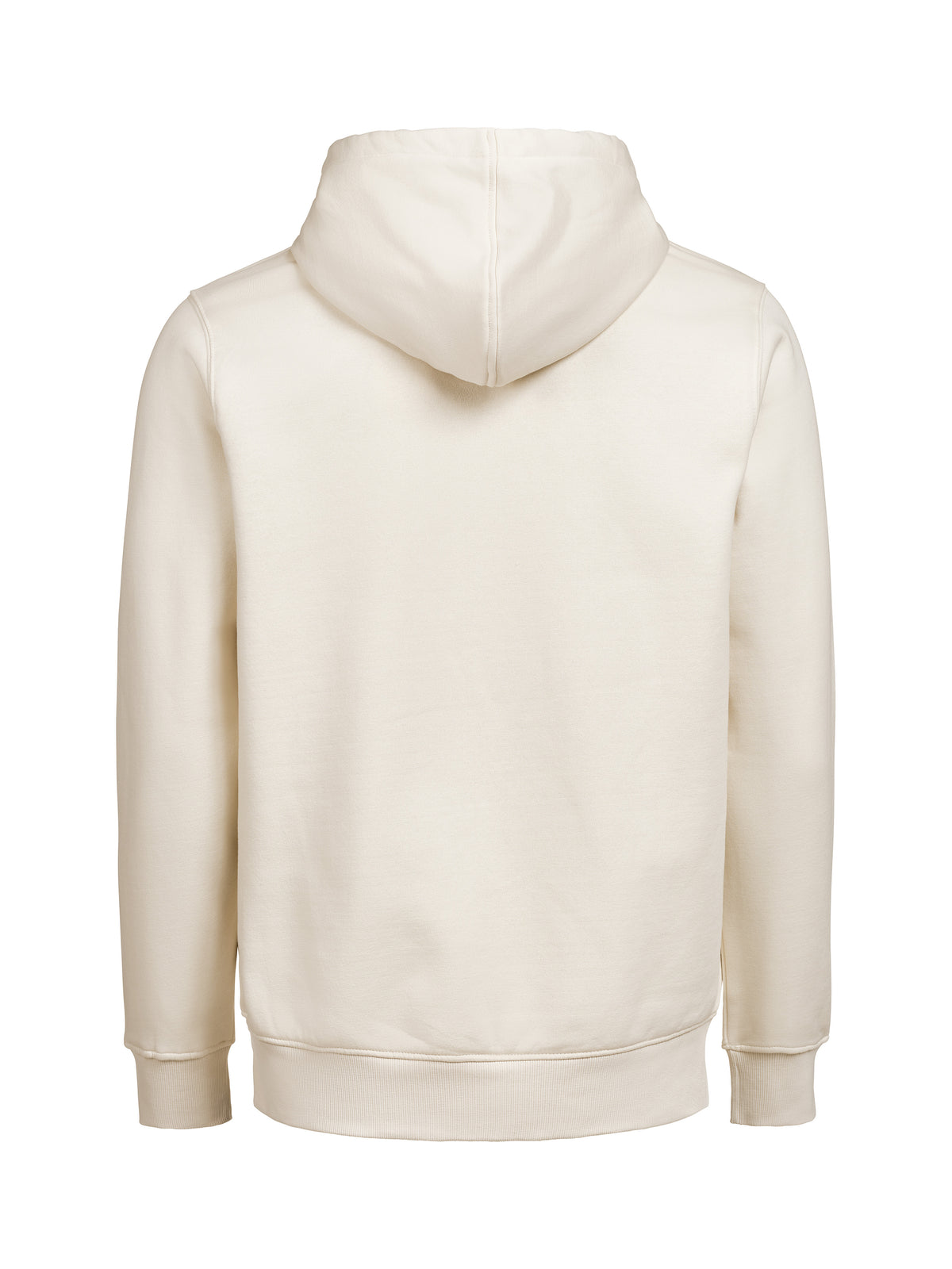 44er Full Zip Hoodie Regular Fit Unisex in Naturweiss, Rückansicht