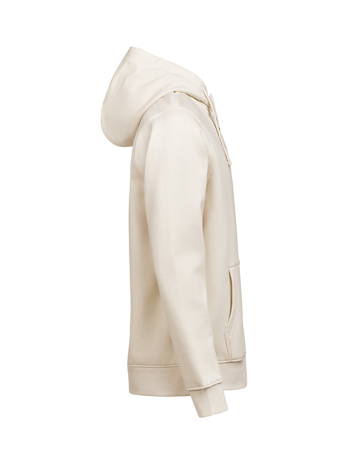 44er Full Zip Hoodie Regular Fit Unisex in Naturweiss, rechte Seite