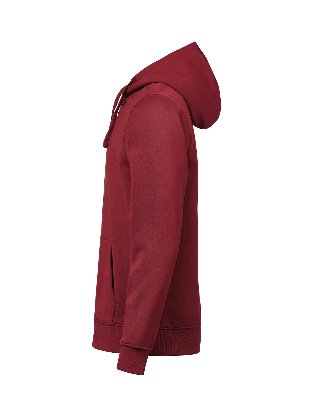 44er Full Zip Hoodie Regular Fit Unisex in Rot, linke Seite