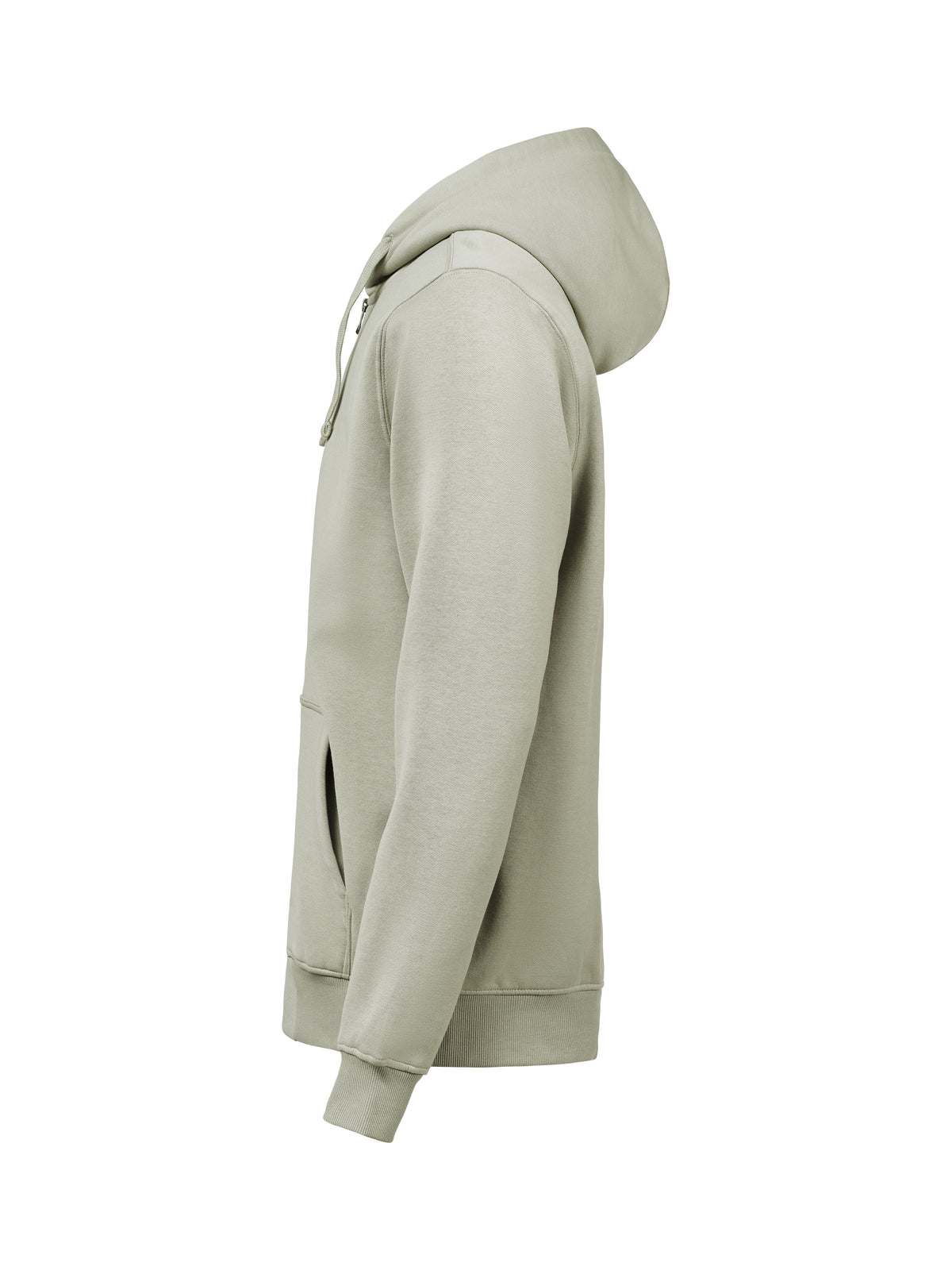 44er Full Zip Hoodie Regular Fit Unisex in Salbeigrün, linke Seite
