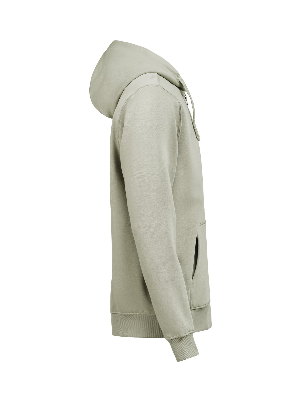 44er Full Zip Hoodie Regular Fit Unisex in Salbeigrün, rechte Seite