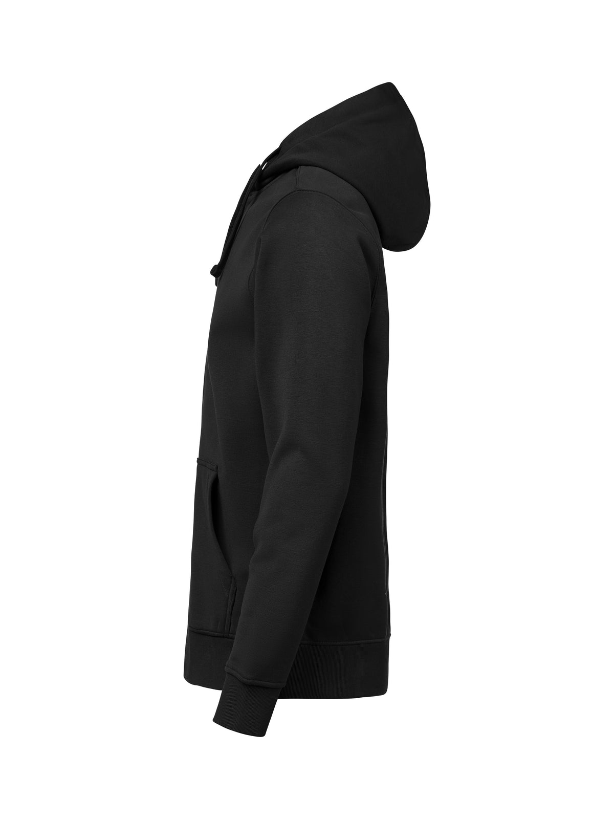 44er Full Zip Hoodie Regular Fit Unisex in Schwarz, linke Seite