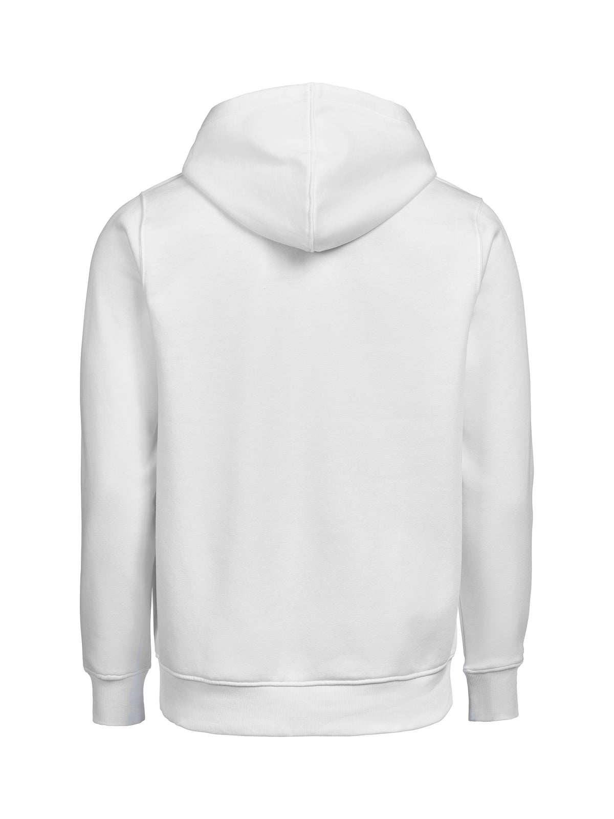 44er Full Zip Hoodie Regular Fit Unisex in Weiss, Rückansicht