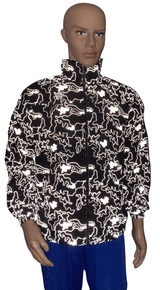 44er Regenjacke reflektierend