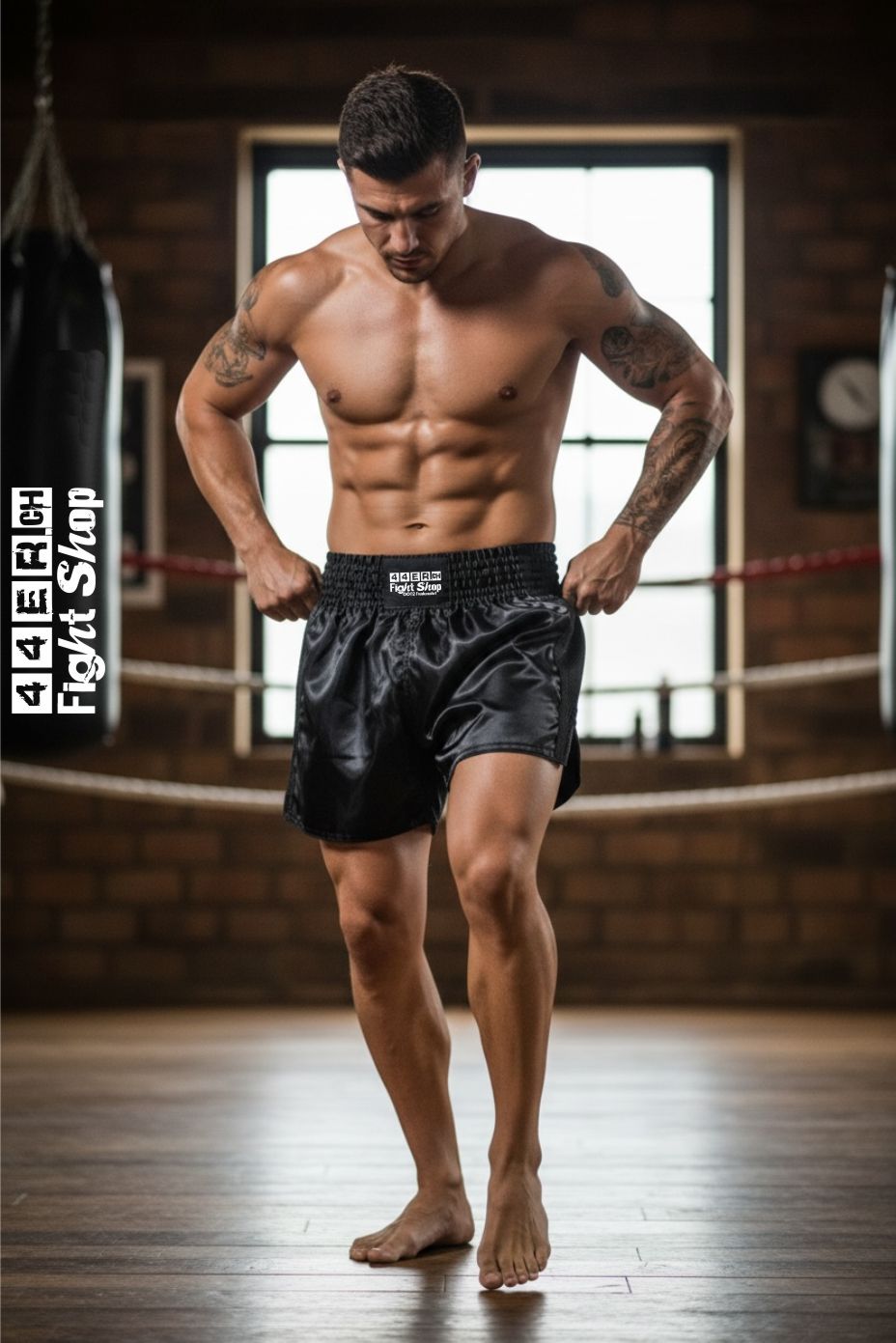 44er Thaiboxhose Blanco