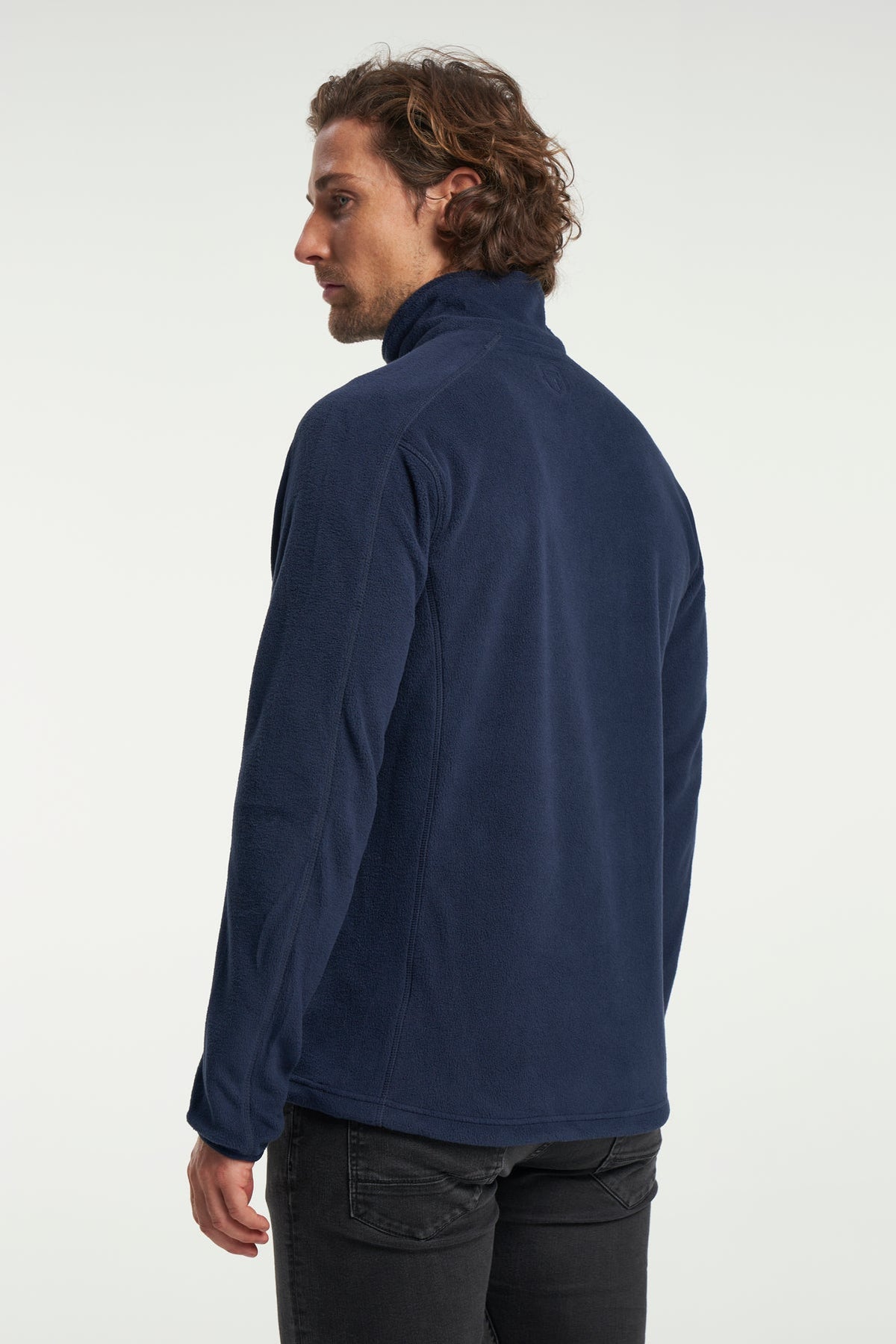 Tenson Miracle Fleece Men Dunkelmarineblau, Rückansicht