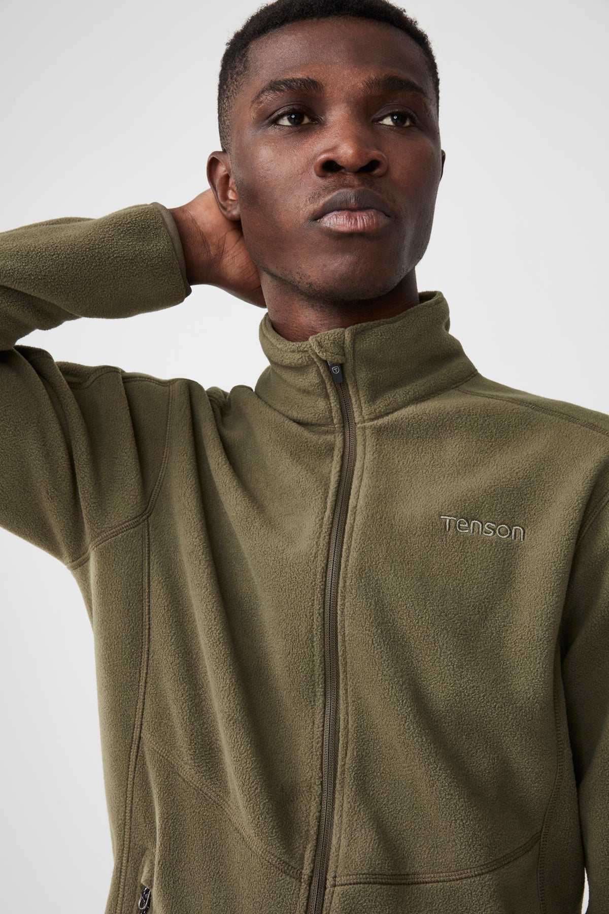 Tenson Miracle Fleece Men Olivgrün, Produktansicht