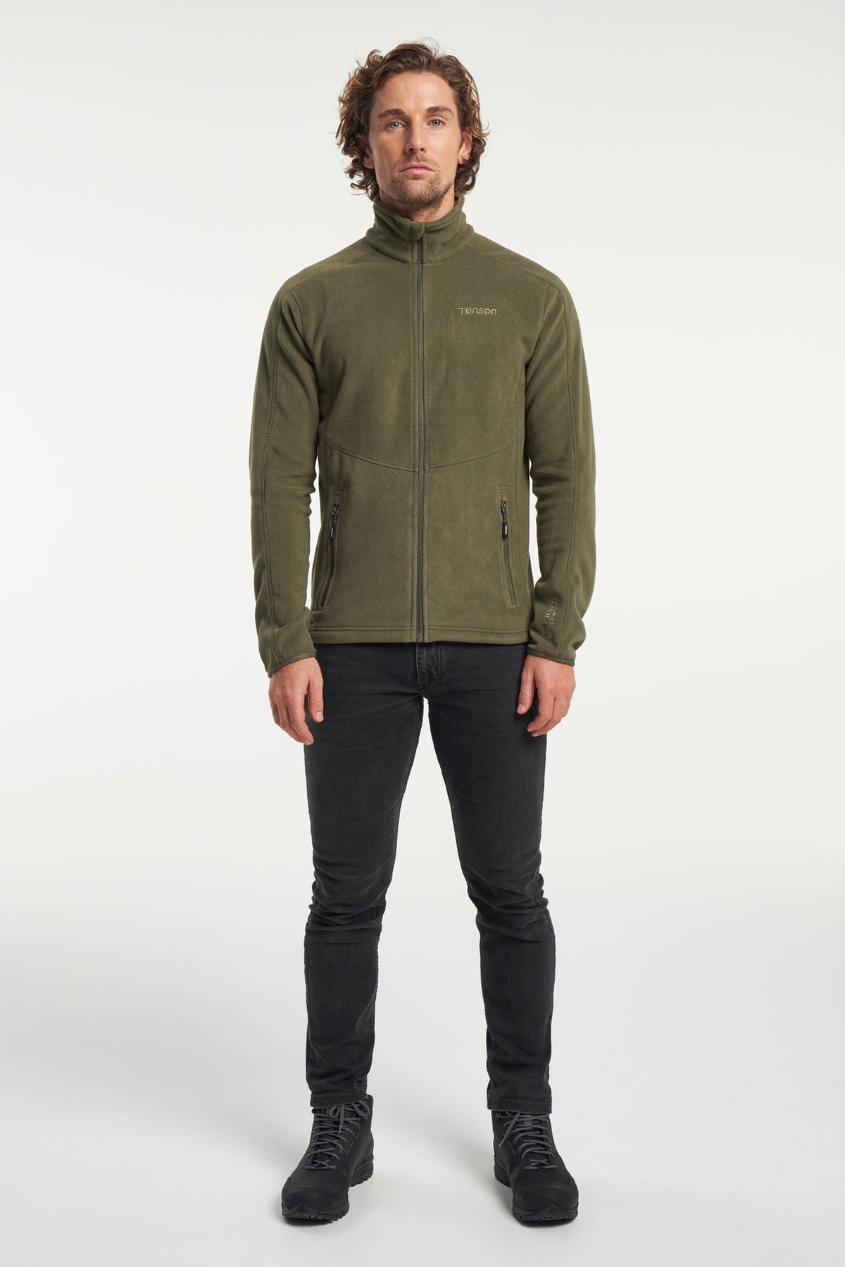 Tenson Miracle Fleece Men Olivgrün, Produktansicht