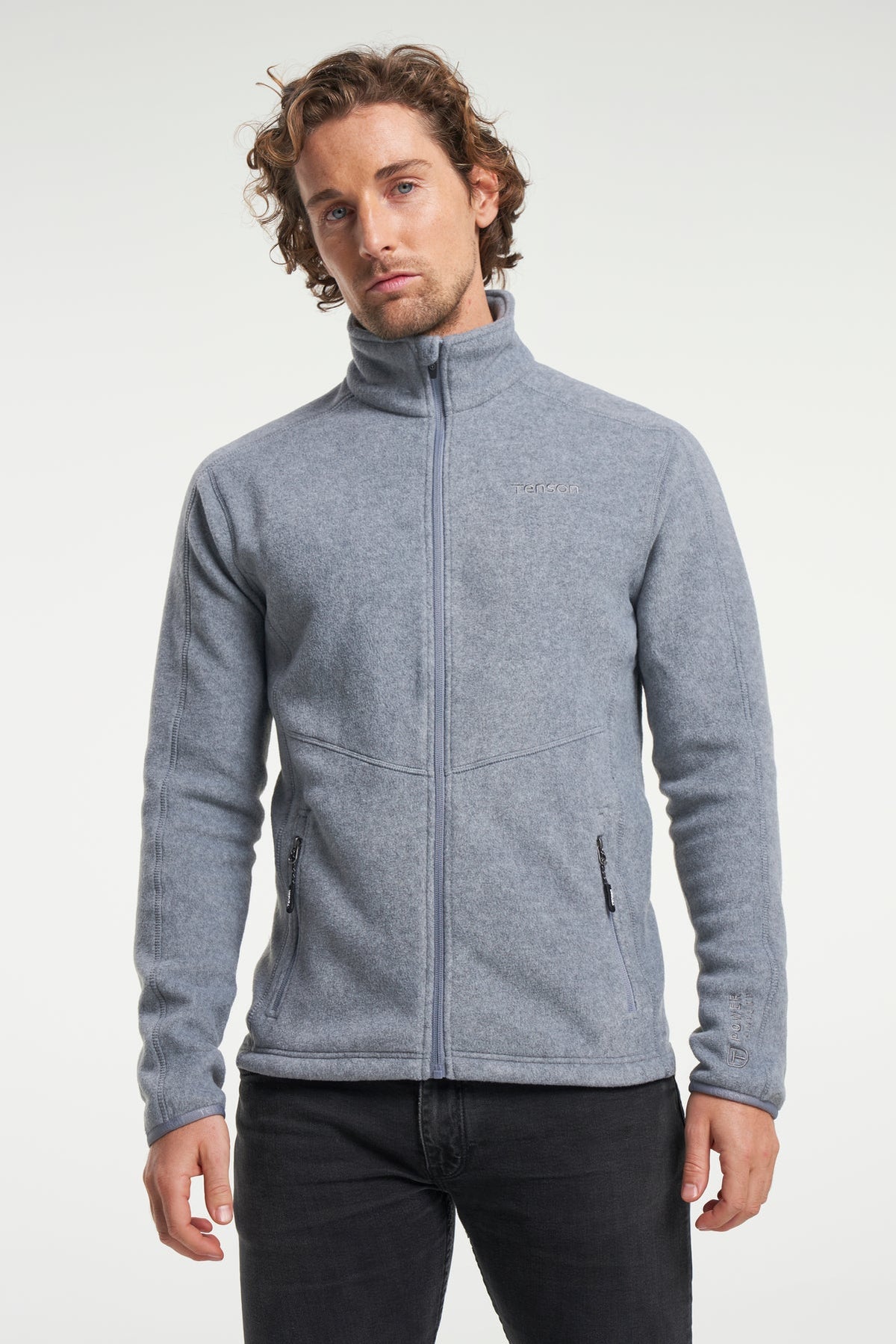 Tenson Miracle Fleece Men Anthrazit, Vorderansicht