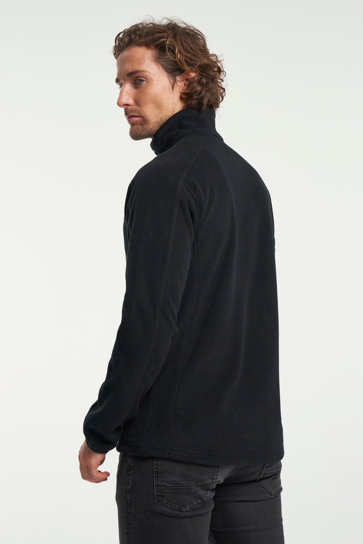 Tenson Miracle Fleece Men Schwarz, Rückansicht