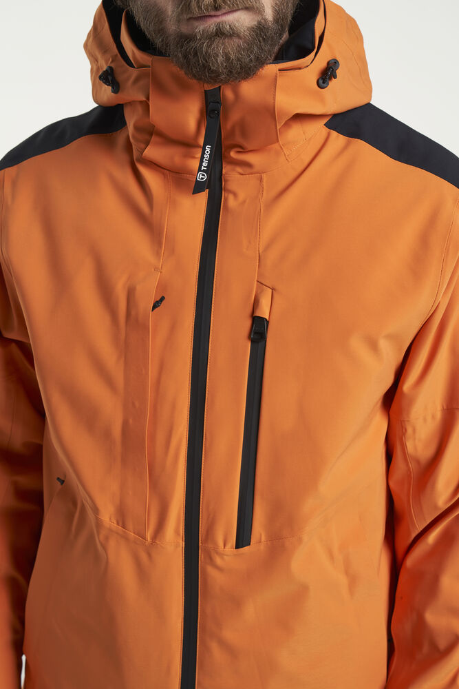 Tenson Core Ski Jacket Herren in Dunkelorange (217), Detail