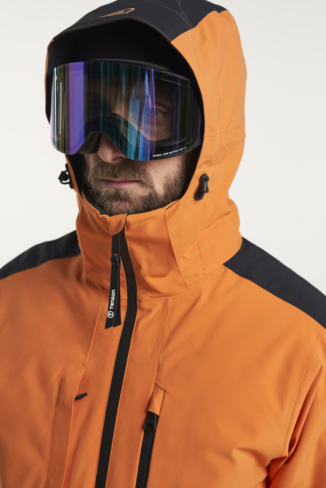 Tenson Core Ski Jacket Herren in Dunkelorange (217), Detail