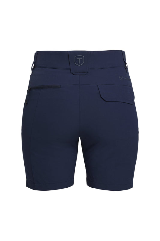 Tenson TXlite Adventure Shorts Women Dunkelmarineblau, Rückansicht