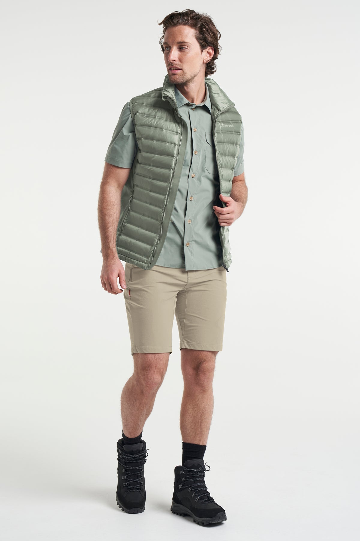Tenson TXlite Adventure Shorts Men Beige, Produktansicht