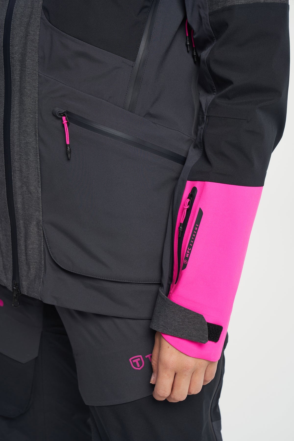 Tenson Touring Shell Jacket Women Anthrazit, Produktansicht