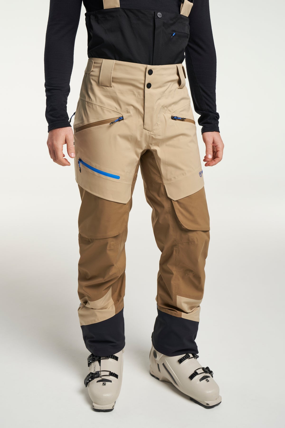 Tenson Touring Shell Pant Men Beige, Vorderansicht