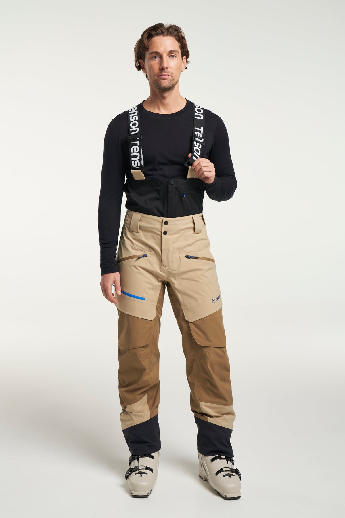 Tenson Touring Shell Pant Men Beige, Produktansicht
