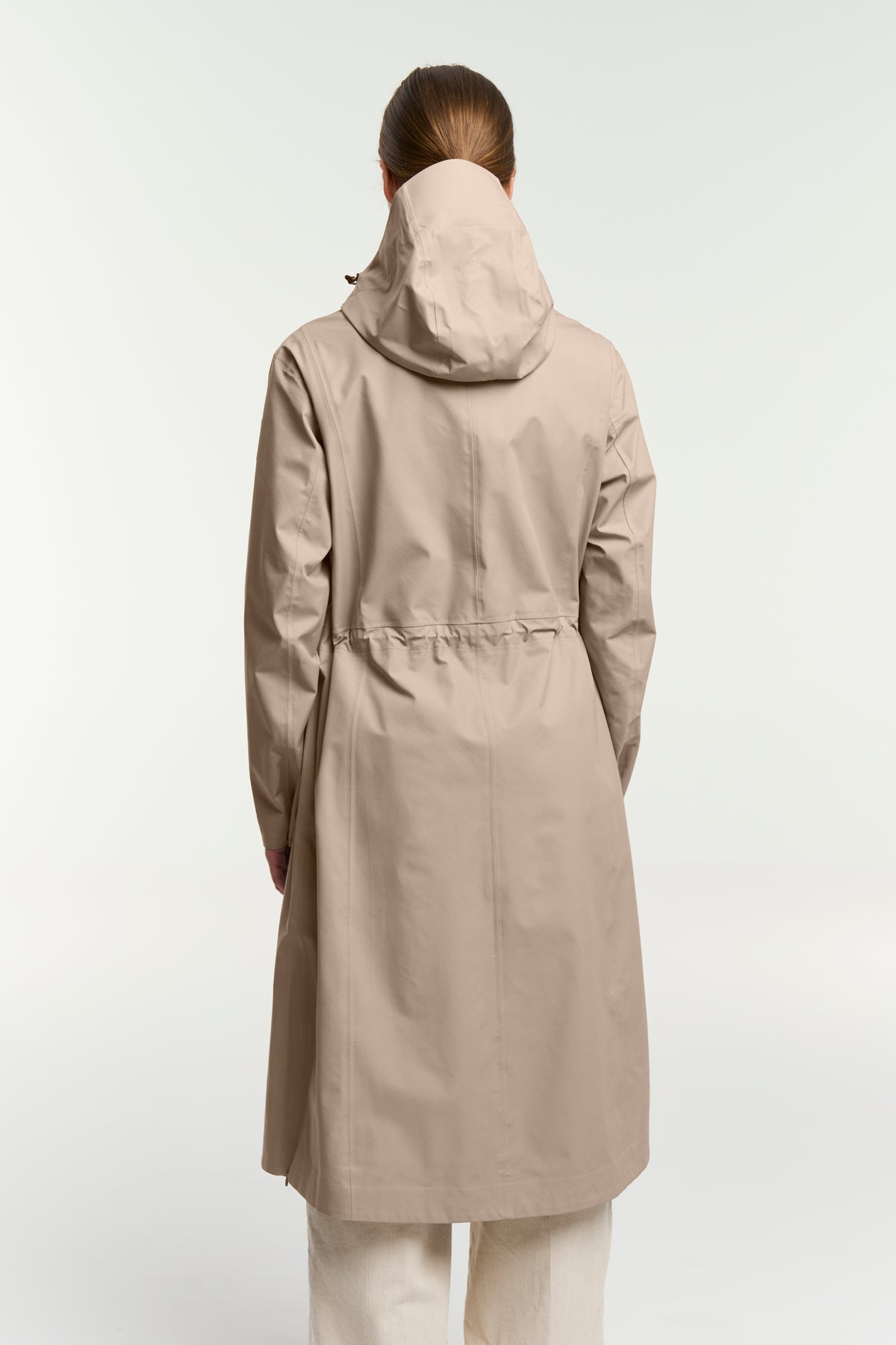 Tenson Maxi Parka Women Sand, Rückansicht