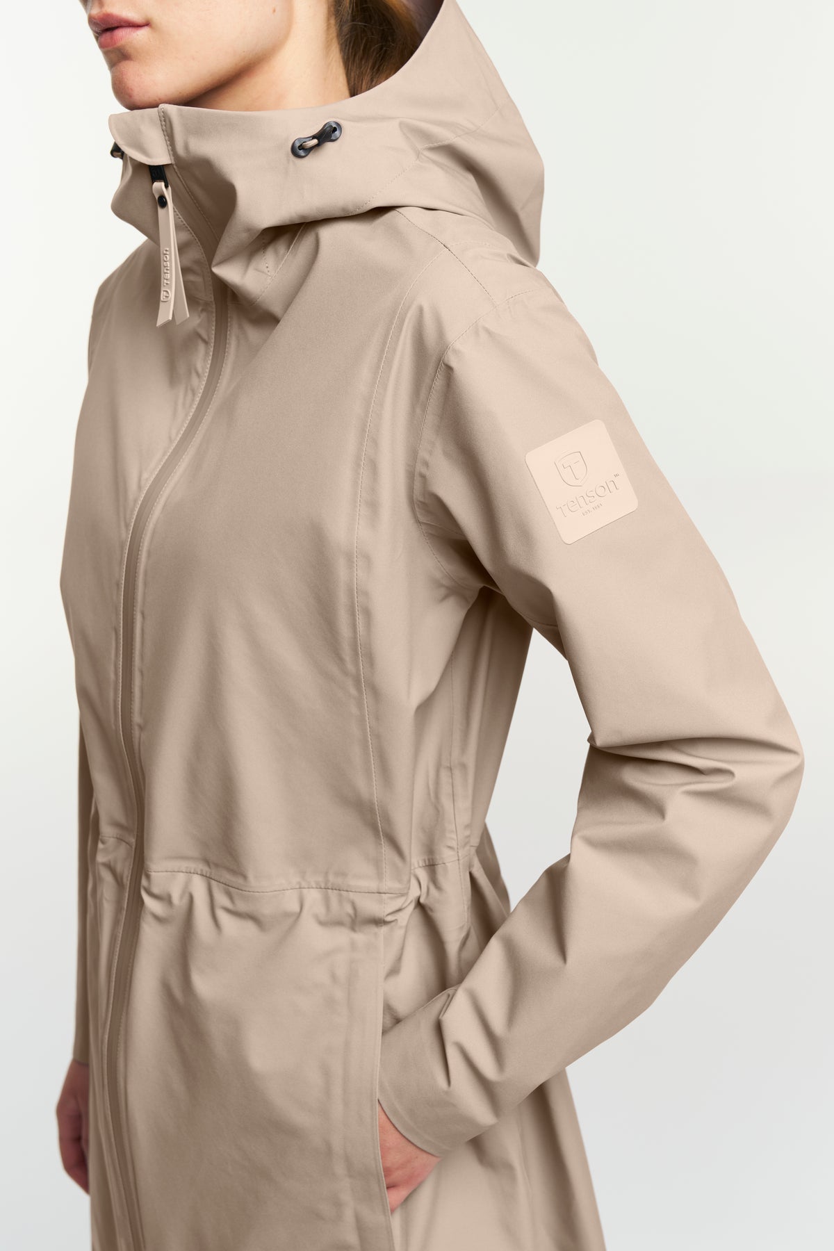 Tenson Maxi Parka Women Sand, Produktansicht
