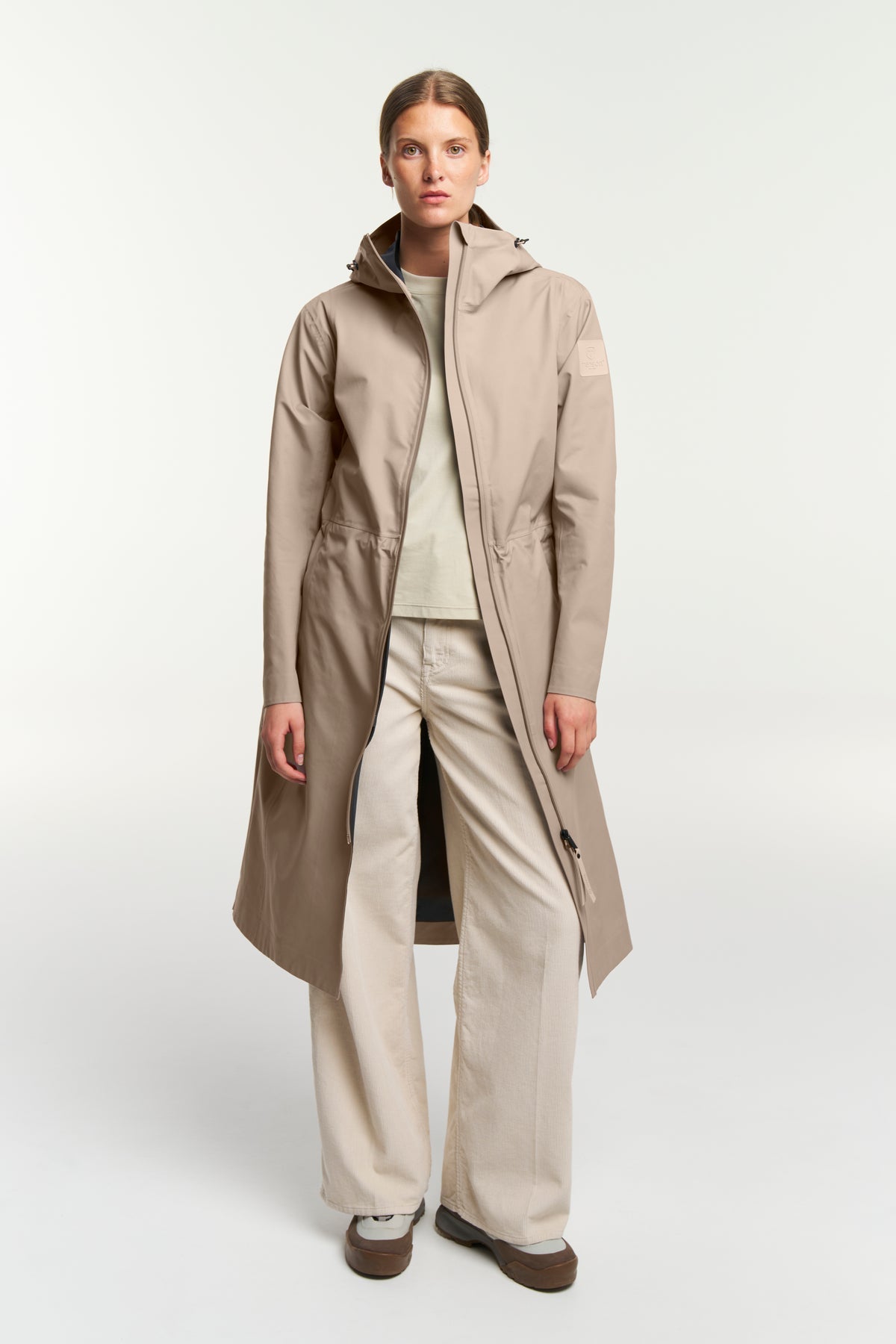 Tenson Maxi Parka Women Sand, Produktansicht