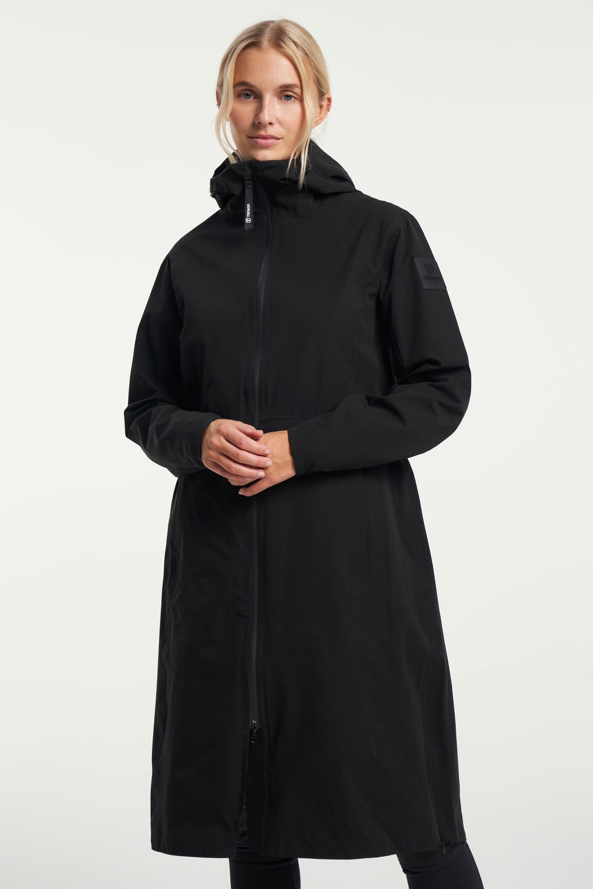 Tenson Maxi Parka Women Schwarz, Produktansicht