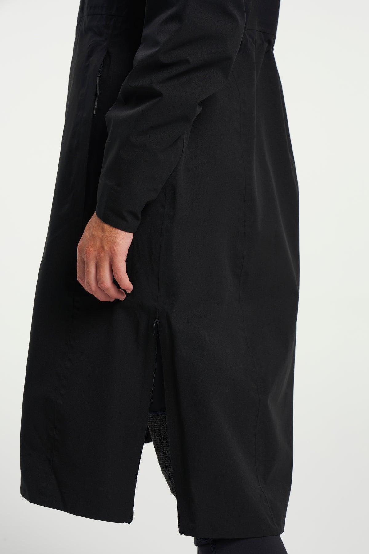 Tenson Maxi Parka Women Schwarz, Produktansicht