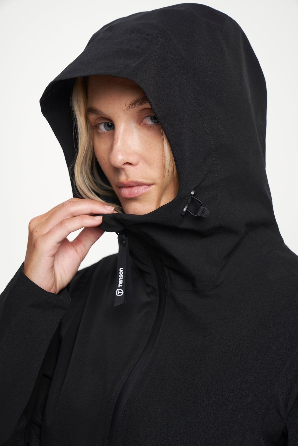 Tenson Maxi Parka Women Schwarz, Produktansicht