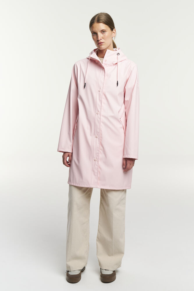 Tenson Apelviken PU Coat Damen in Hellrosa (305), getragen