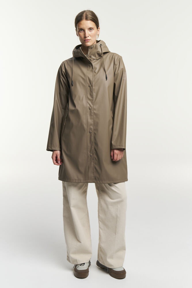 Tenson Apelviken PU Coat Damen in Braun (748), getragen