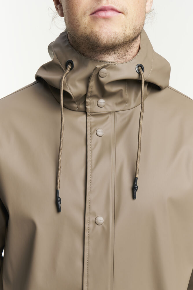 Tenson Apelviken PU Coat Herren in Braun (748), Detail