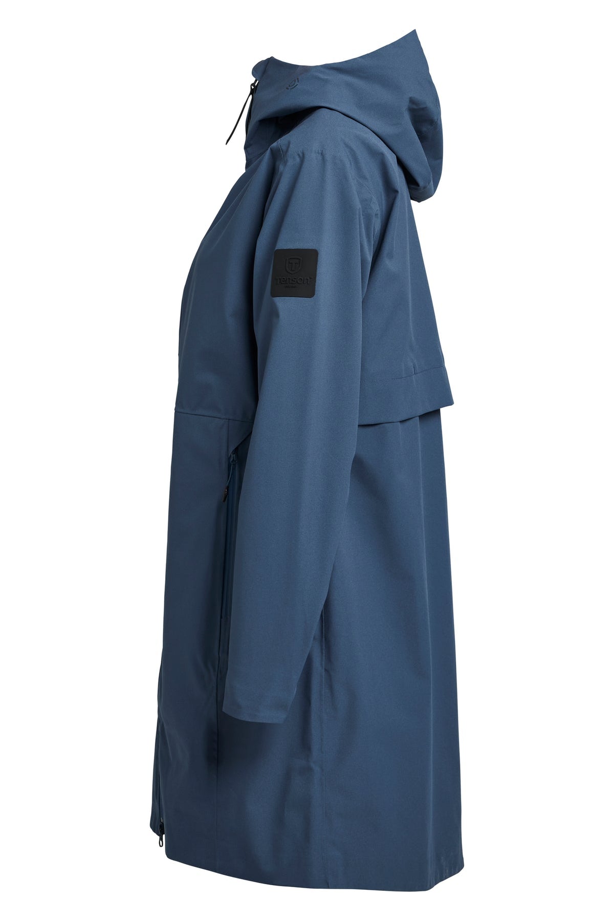 Tenson Misty Shell Parka Women Dunkelblau, Seitenansicht links