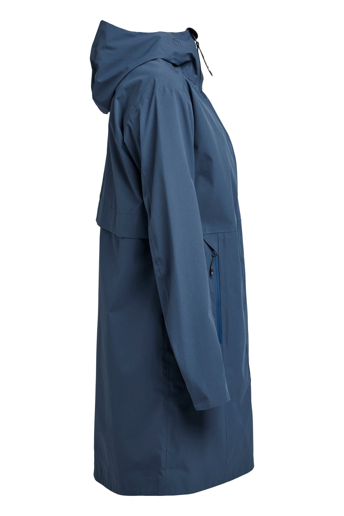 Tenson Misty Shell Parka Women Dunkelblau, Seitenansicht rechts