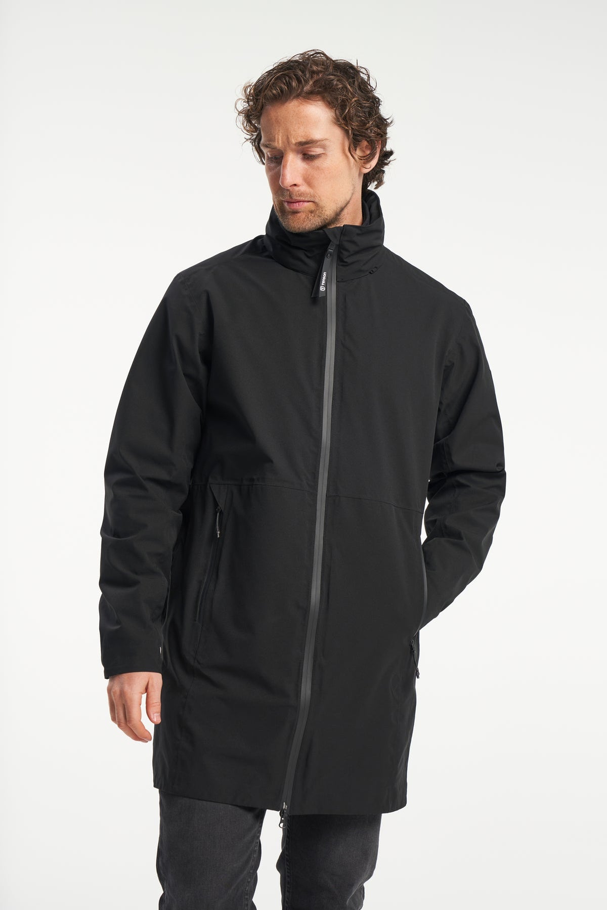 Tenson Dew Point Parka Men Schwarz, Produktansicht