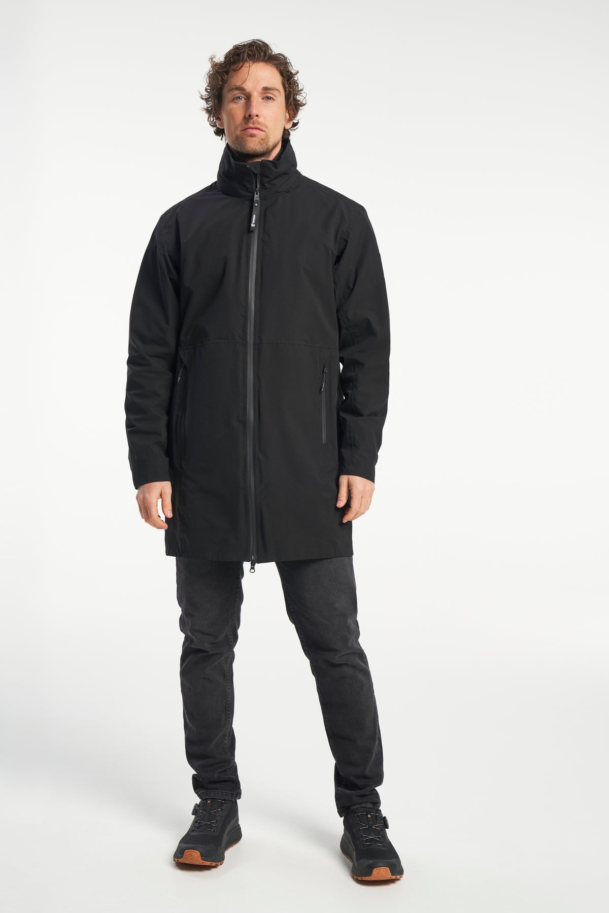 Tenson Dew Point Parka Men Schwarz, Produktansicht