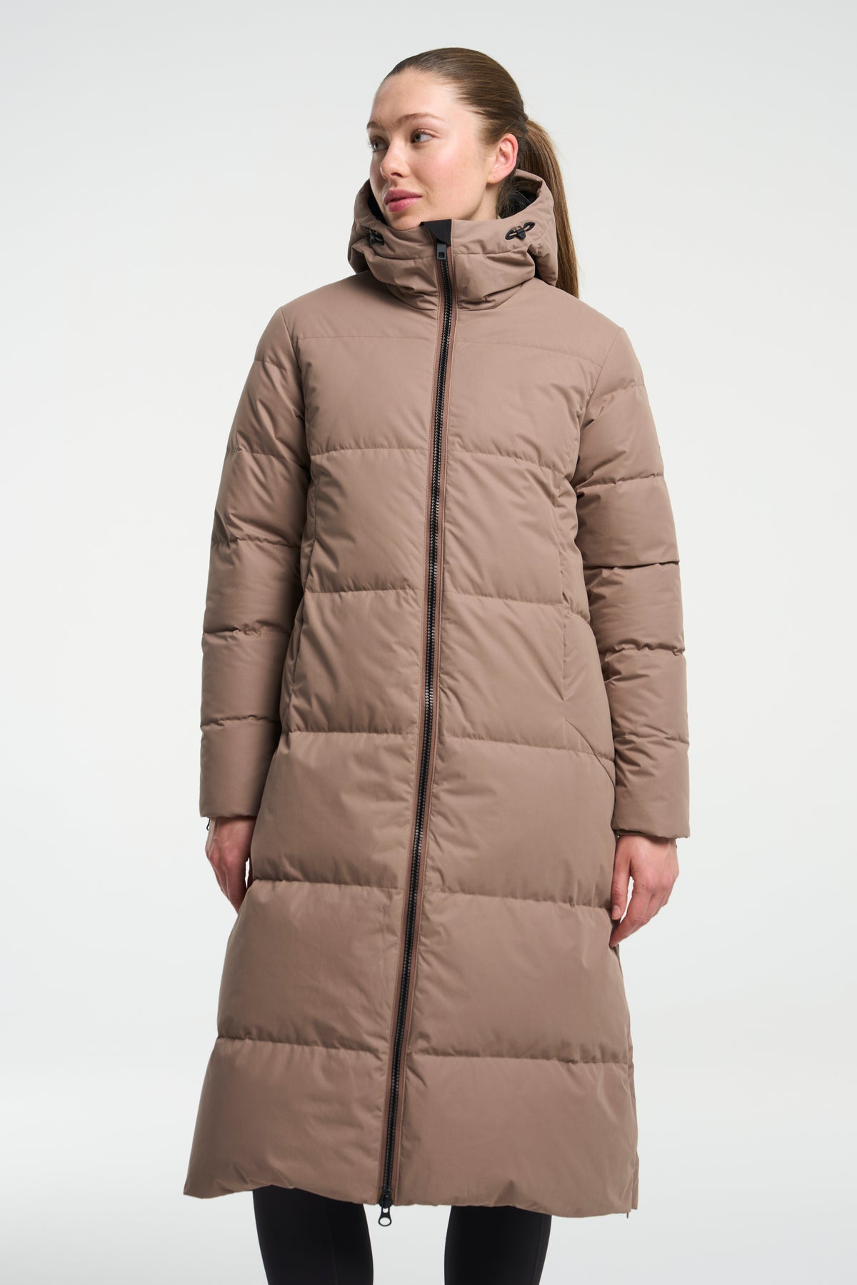 Tenson Shanna 2.0 Down Coat Women Taupe, Produktansicht