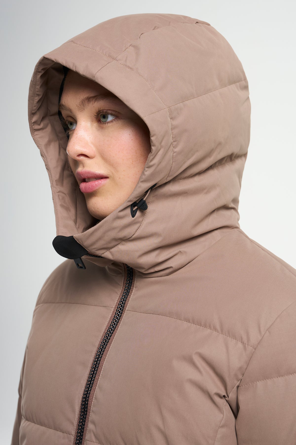 Tenson Shanna 2.0 Down Coat Women Taupe, Produktansicht