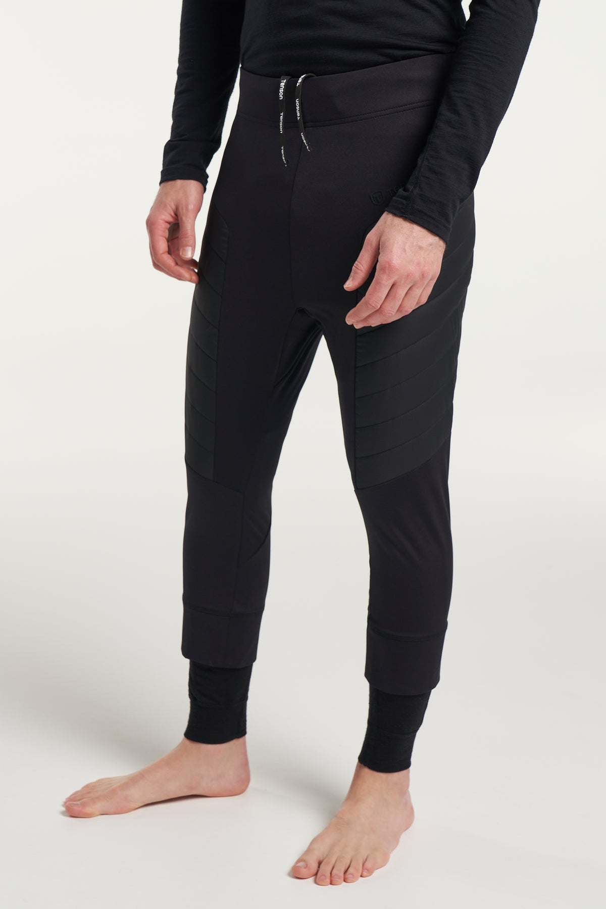 Tenson TXlite Thermal Pants Men Schwarz, Vorderansicht