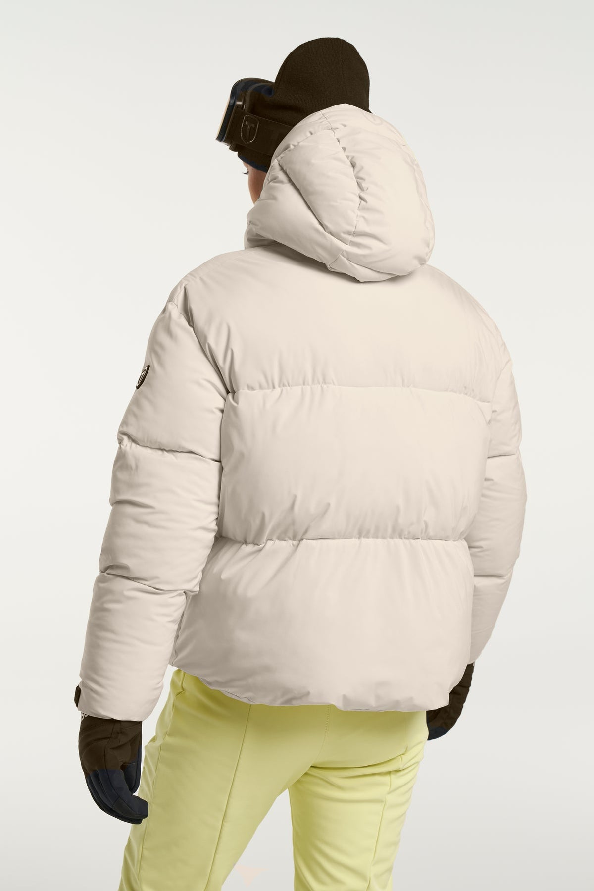 Tenson Moon Jacket Women Creme, Rückansicht