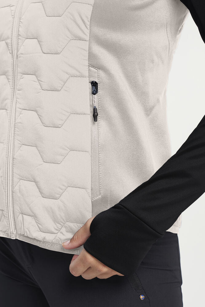 Tenson TXlite Hybrid Weste Damen in Sand (718), Detail