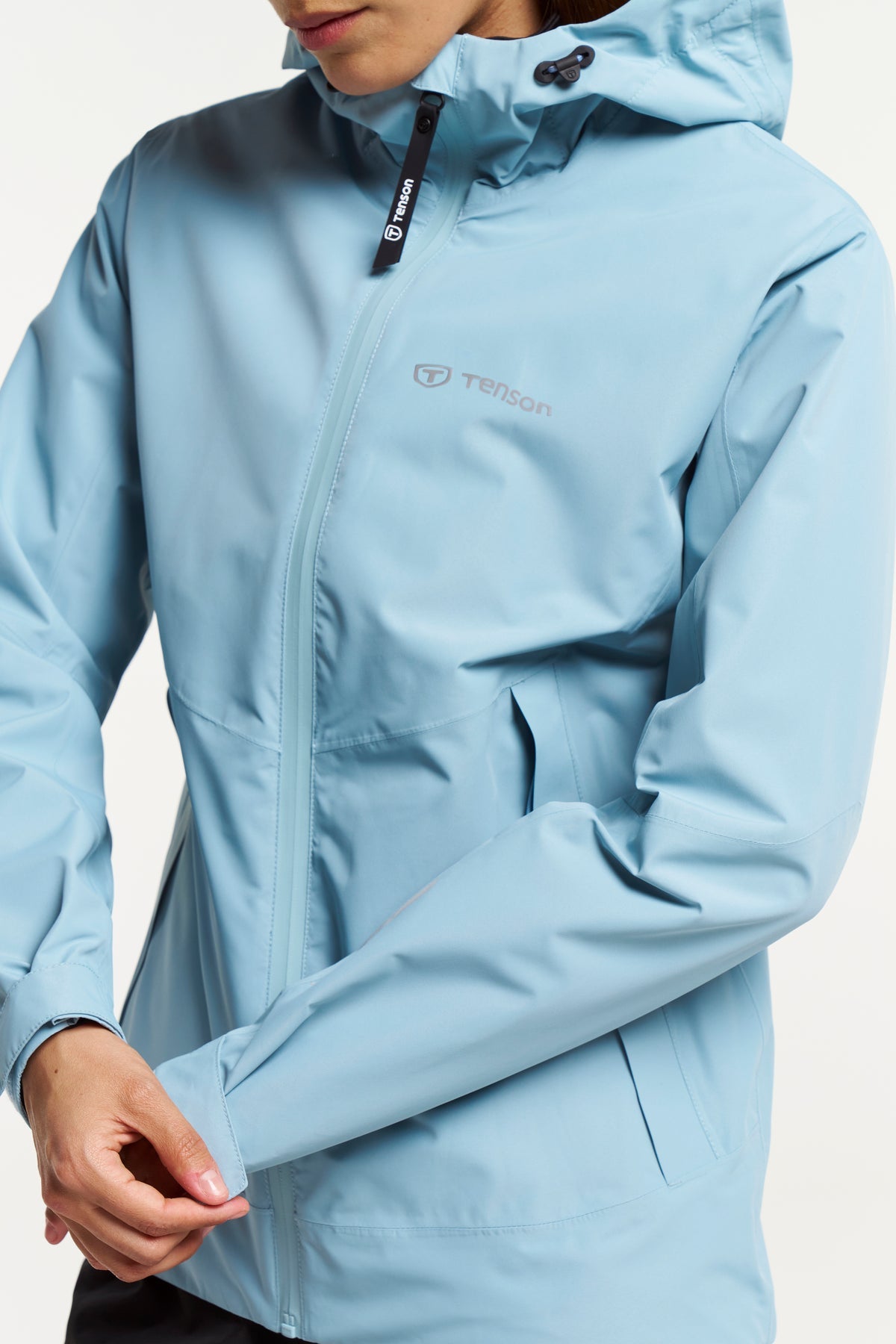 Tenson Winga Rain Jacket Women Blau-Grau, Produktansicht