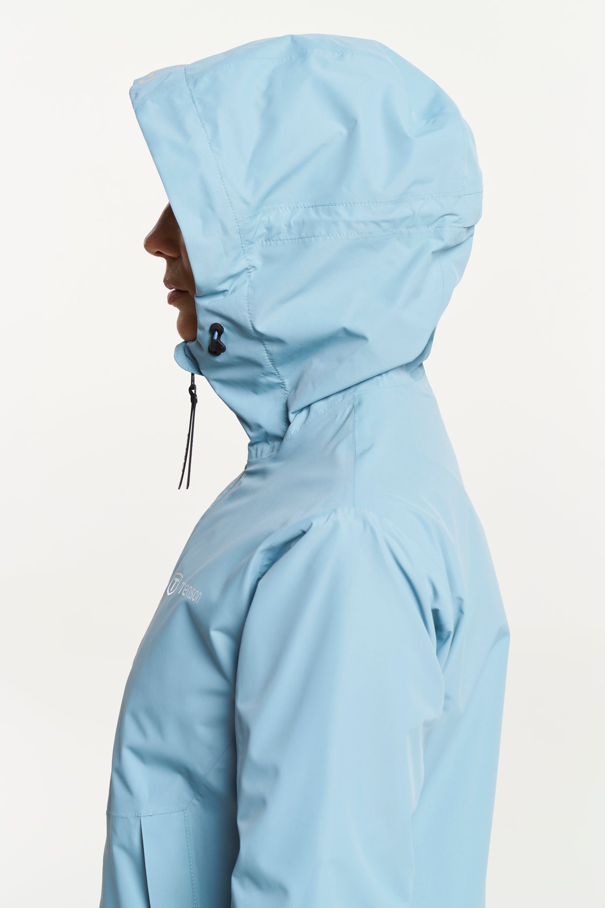 Tenson Winga Rain Jacket Women Blau-Grau, Seitenansicht links