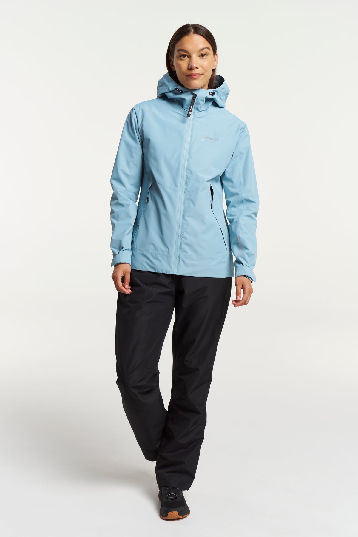 Tenson Winga Rain Jacket Women Blau-Grau, Produktansicht