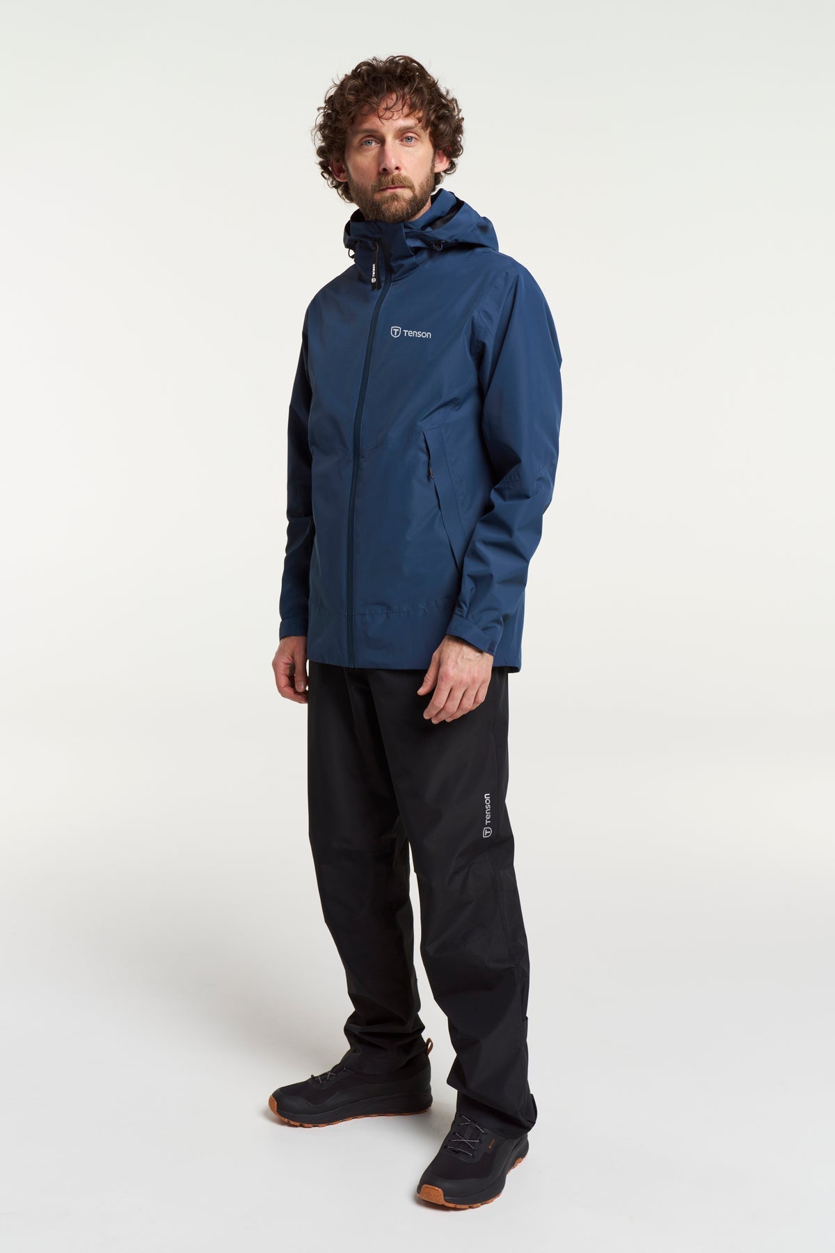 Tenson Winga Rain Jacket Men Dunkelblau, Produktansicht