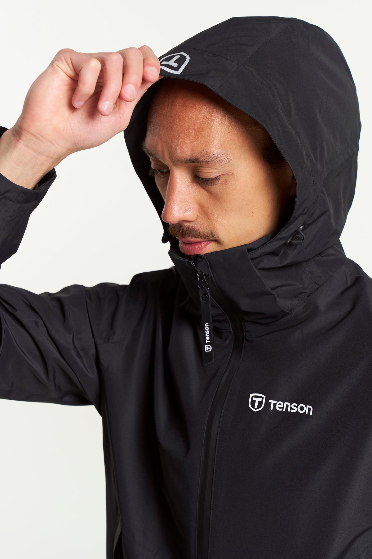 Tenson Winga Rain Jacket Men Schwarz, Produktansicht