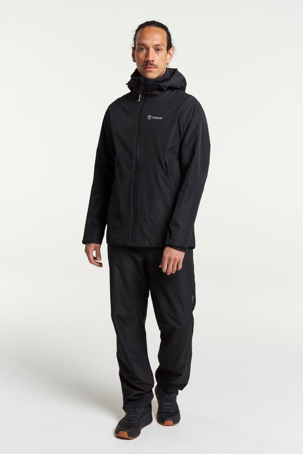 Tenson Winga Rain Jacket Men Schwarz, Produktansicht