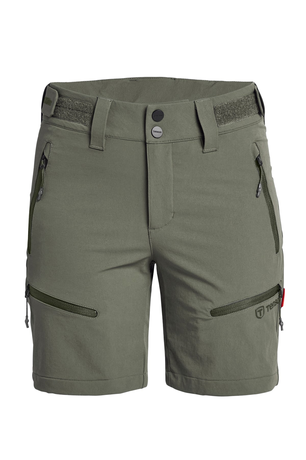 Tenson TXlite Flex Shorts Women Dunkelolivgrün, Produktansicht